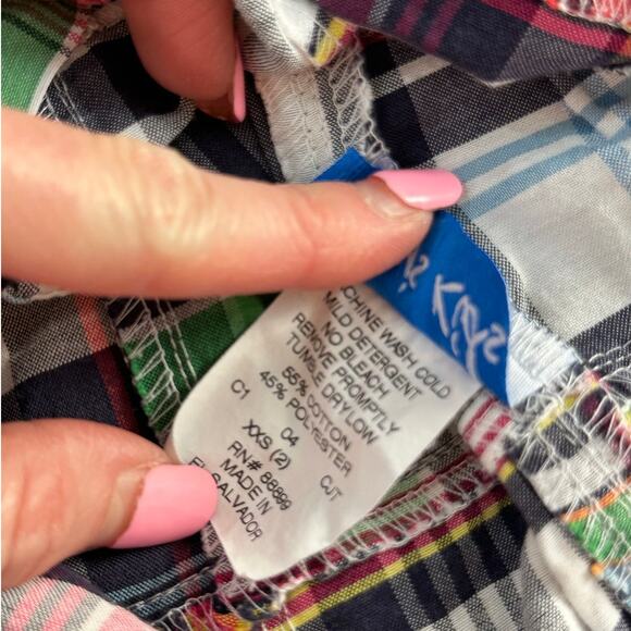 KELLYS KIDS Plaid Patchwork Outfit Size 2T - Picture 8 of 8